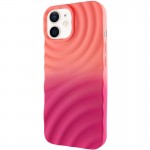 Чехол TPU ColorWave для Apple iPhone 12 Pro / 12 (6.1") Персиковый / Розовый