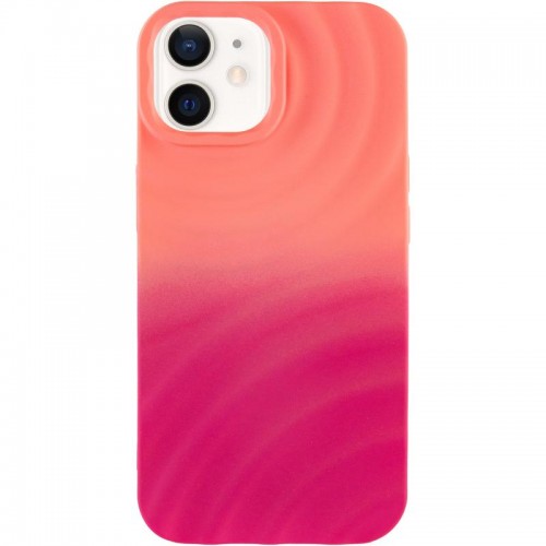 Чехол TPU ColorWave для Apple iPhone 12 Pro / 12 (6.1") Персиковый / Розовый