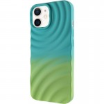 Чехол TPU ColorWave для Apple iPhone 12 Pro / 12 (6.1") Морской зелёный / Мятный