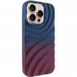 Чехол TPU ColorWave для Apple iPhone 14 Pro (6,1") темно-синий / сливовый