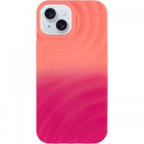 Чохол TPU ColorWave для Apple iPhone 15 (6.1") Peach / Pink