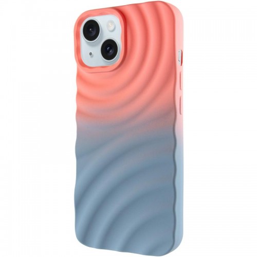 Чохол TPU ColorWave для Apple iPhone 15 (6.1") Peach / Sky