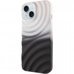 Чехол TPU ColorWave для Apple iPhone 15 (6.1") Белый / Черный