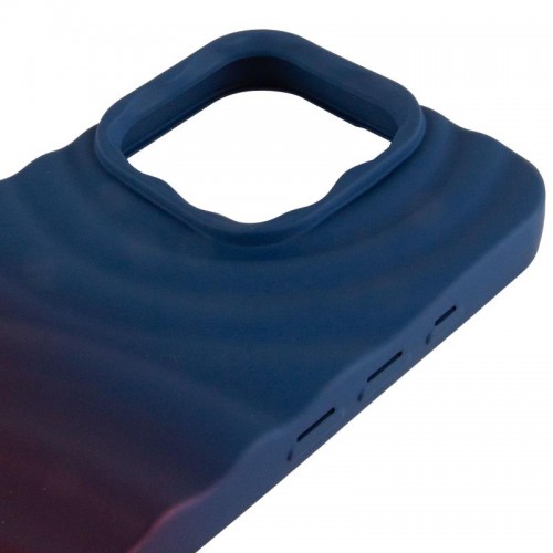 Чехол TPU ColorWave для Apple iPhone 15 Pro (6.1") Тёмно-синий / Сливовый