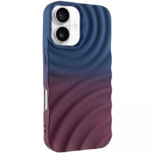 Чохол TPU ColorWave для Apple iPhone 16 (6.1") Navy Blue / Plum