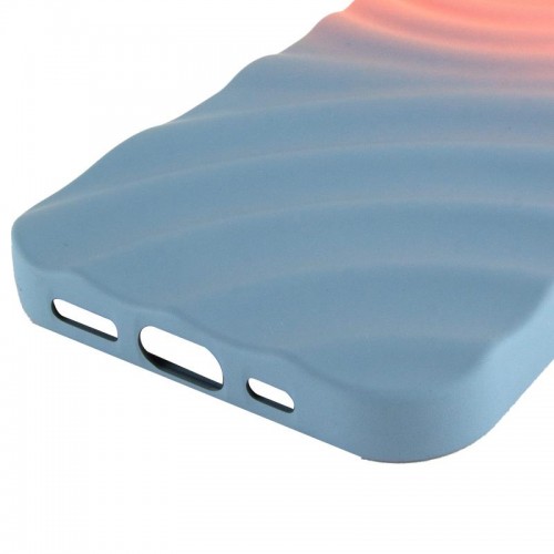 Чехол TPU ColorWave для Apple iPhone 16 (6.1") Персиковый / Небесный
