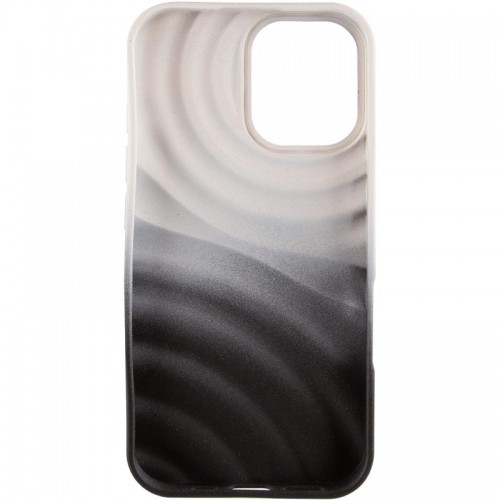 Чехол TPU ColorWave для Apple iPhone 16 (6.1") Белый / Черный