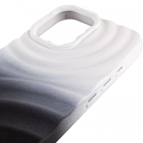 Чехол TPU ColorWave для Apple iPhone 16 (6.1") Белый / Черный