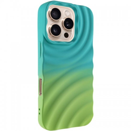 Чохол TPU ColorWave для Apple iPhone 16 Pro (6.3") Marine Green / Mint