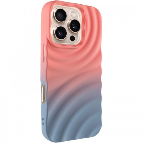 Чехол TPU ColorWave для Apple iPhone 16 Pro Max (6,9") Персиковый / Небесный