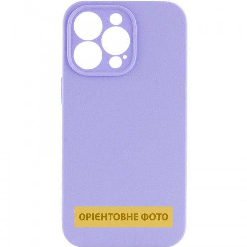 Чехол Silicone Case Full Camera Protective (AA) NO LOGO для Apple iPhone 16e (6.1") Сиреневый / Dasheen