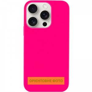 Чохол Silicone Case Full Protective (AA) NO LOGO для Apple iPhone 16e (6.1") Рожевий / Barbie pink