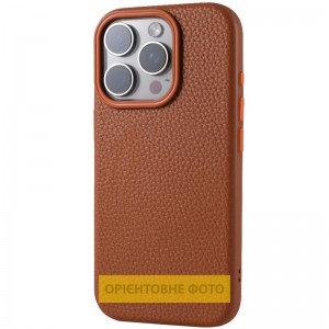 Чохол Syndee with MagSafe для Apple iPhone 12 Pro Max (6.7") Golden Brown