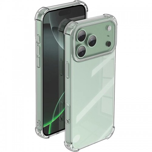 TPU чохол GETMAN Ease logo посилені кути для Apple iPhone 17 Pro (6.3") Безбарвний (прозорий)