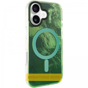 Чохол TPU Shiny Mountain (MagFit) для Apple iPhone 17 (6.3") Green