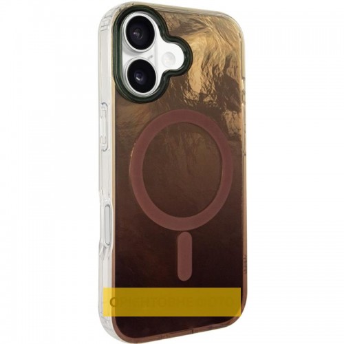 Чохол TPU Shiny Mountain (MagFit) для Apple iPhone 17 (6.3") Chocolate