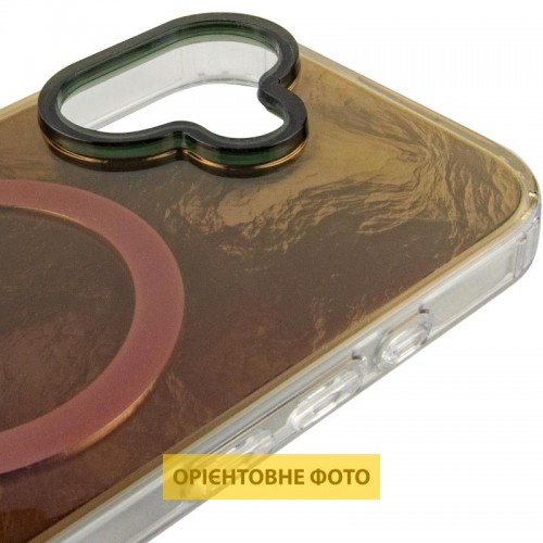 Чохол TPU Shiny Mountain (MagFit) для Apple iPhone 17 (6.3") Chocolate