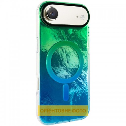 Чохол TPU Shiny Mountain (MagFit) для Apple iPhone 17 Air (6.5") Green / Blue
