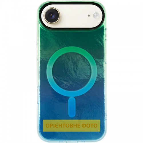 Чохол TPU Shiny Mountain (MagFit) для Apple iPhone 17 Air (6.5") Green / Blue