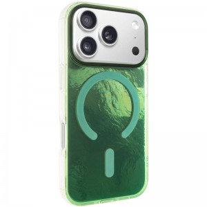 Чехол TPU Shiny Mountain (MagFit) для Apple iPhone 17 Pro Max (6,9") Green