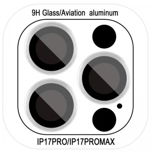 Захисне скло Metal Classic на камеру (у упак.) для Apple iPhone 17 Pro (6.3") / 17 Pro Max (6.9") Срібний / Silver