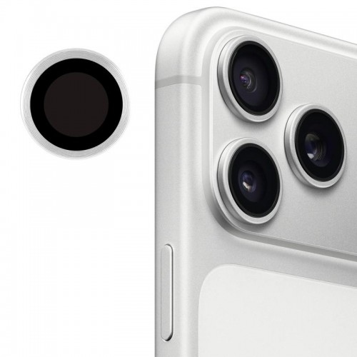 Захисне скло Metal Classic на камеру (у упак.) для Apple iPhone 17 Pro (6.3") / 17 Pro Max (6.9") Срібний / Silver