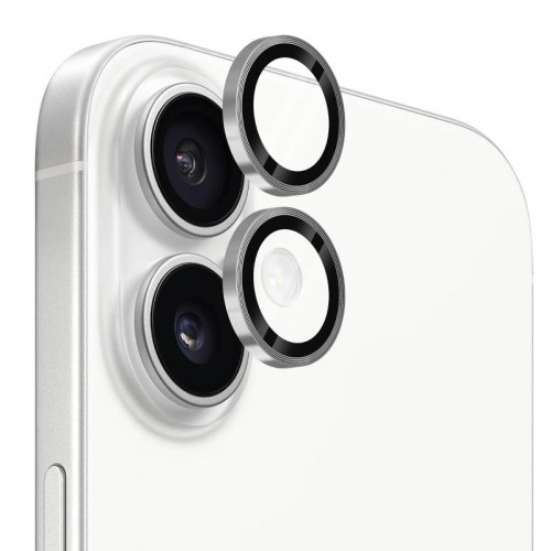Захисне скло Metal Classic на камеру (у упак.) для Apple iPhone 17 (6.3") Срібний / Silver