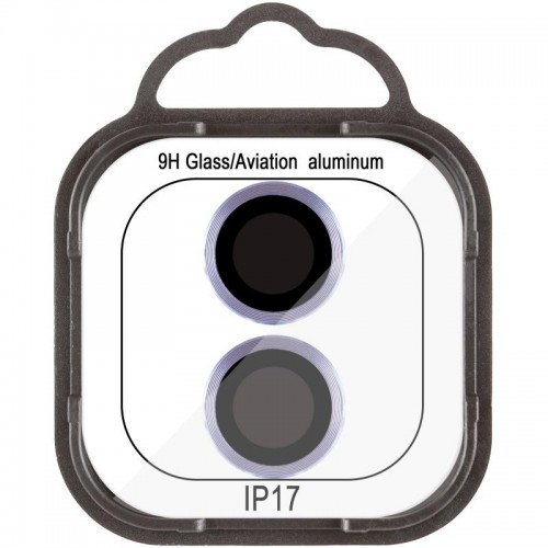 Захисне скло Metal Classic на камеру (у упак.) для Apple iPhone 17 (6.3") Блакитний / Light Blue