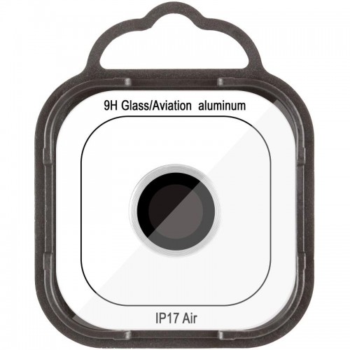 Захисне скло Metal Classic на камеру (у упак.) для Apple iPhone 17 Air (6.5") Срібний / Silver