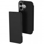 Чохол-книжка Dux Ducis з кишенею для візиток для Apple iPhone 17 (6.3") Чорний