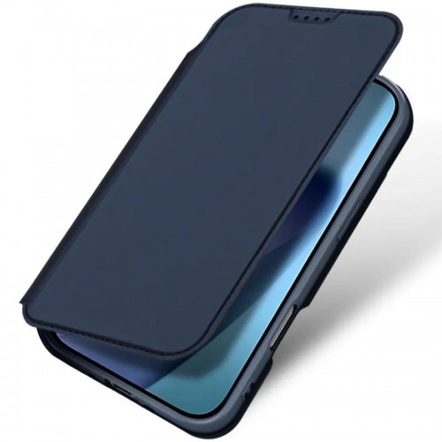 Чохол-книжка Dux Ducis з кишенею для візиток для Apple iPhone 17 Air (6.5") Синій