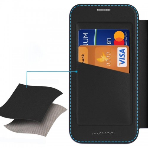 Чехол-книжка Dux Ducis Skin X Pro с MagSafe для Apple iPhone 17 (6.3") Black