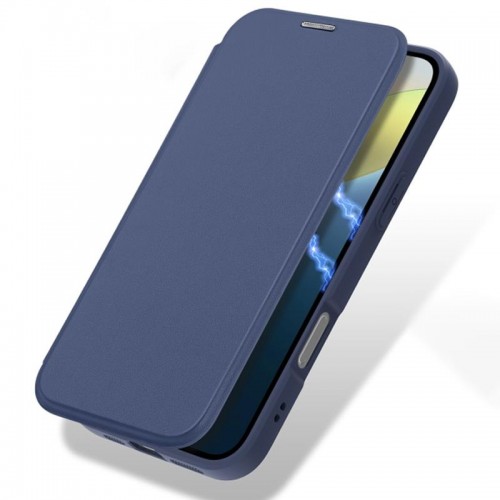 Чехол-книжка Dux Ducis Skin X Pro с MagSafe для Apple iPhone 17 (6.3") Blue