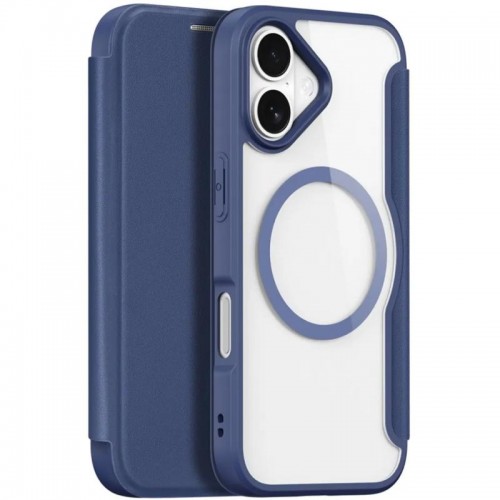 Чехол-книжка Dux Ducis Skin X Pro с MagSafe для Apple iPhone 17 (6.3") Blue