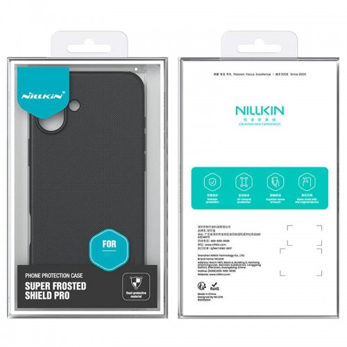 Чохол Nillkin Matte Pro для Apple iPhone 17 (6.3") Чорний / Black