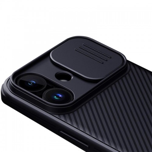 Карбонова накладка Nillkin CamShield Pro для Apple iPhone 17 (6.3") Black