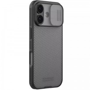 Карбонова накладка Nillkin CamShield Pro для Apple iPhone 17 (6.3") Transparent black