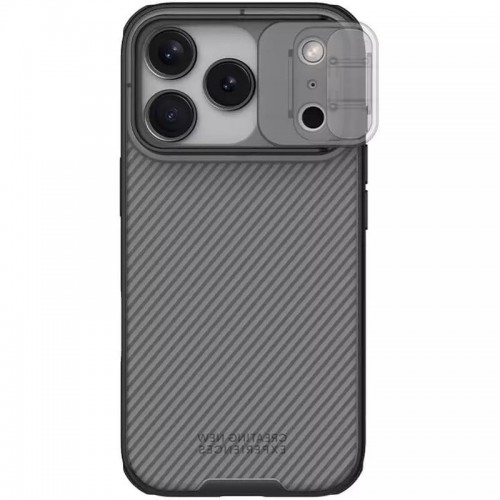 Карбонова накладка Nillkin CamShield Pro для Apple iPhone 17 Pro (6.3") Transparent black
