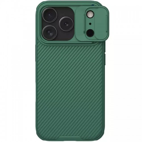 Карбонова накладка Nillkin CamShield Pro для Apple iPhone 17 Pro Max (6.9") Deep Green