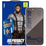Захисне 2.5D скло Blueo Full Cover Anti-Peep для Apple iPhone 17 Pro Max (6.9") Чорний