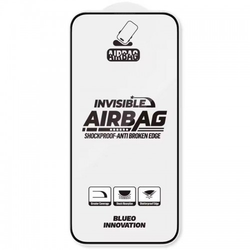 Захисне 3D скло Blueo Invisible Airbag Anti-broken для Apple iPhone 17 Air (6.5") Чорний