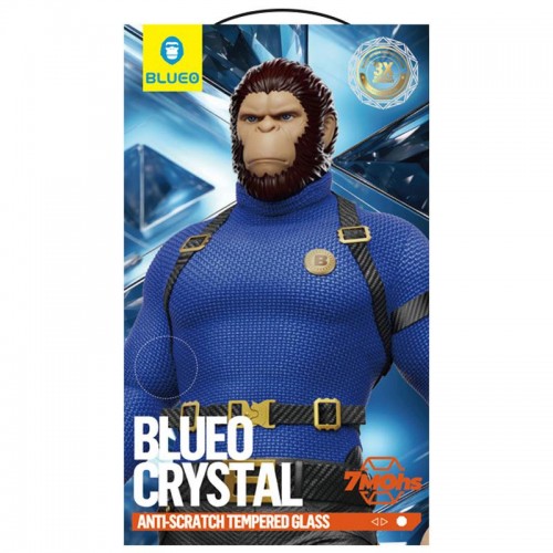 Защитное 2.5D стекло Blueo Crystal Anti-Scratch для Apple iPhone 17 / 17 Pro (6.3") Черный
