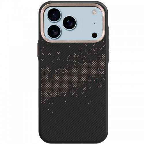 Чехол TPU Monzo (MagFit) для Apple iPhone 17 Pro (6.3") титановое золото