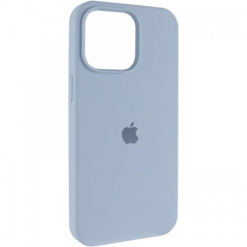 Чохол Silicone Case (AA) Logo with MagSafe для Apple iPhone 11 (6.1") Блакитний / Lilac Blue