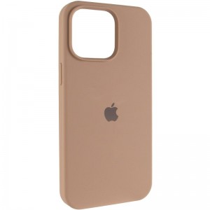 Чохол Silicone Case (AA) Logo with MagSafe для Apple iPhone 11 (6.1") Бежевий / Desert Gold