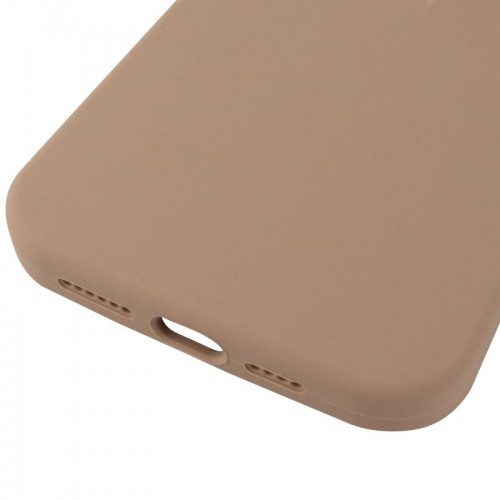 Чохол Silicone Case (AA) Logo with MagSafe для Apple iPhone 11 (6.1") Бежевий / Desert Gold
