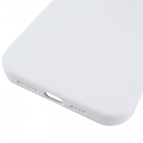 Чехол Silicone Case (AA) Logo with MagSafe для Apple iPhone 11 (6.1") Белый / White