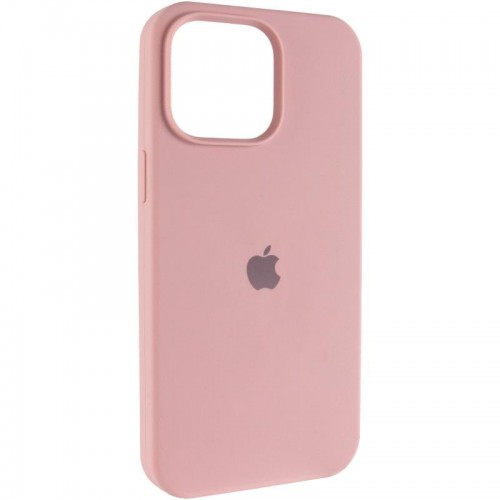 Чохол Silicone Case (AA) Logo with MagSafe для Apple iPhone 11 (6.1") Рожевий / Pink Sand