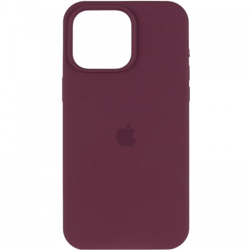 Чехол Silicone Case (AA) Logo with MagSafe для Apple iPhone 11 Pro (5.8") Бордовый / Plum