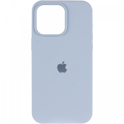 Чохол Silicone Case (AA) Logo with MagSafe для Apple iPhone 11 Pro Max (6.5") Блакитний / Lilac Blue